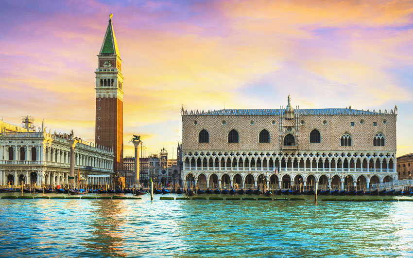 Piazza San Marco with Campanile and Doge Palace