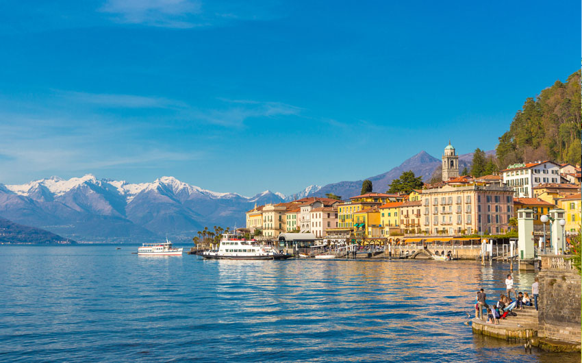 Bellagio small village on Lake Como
