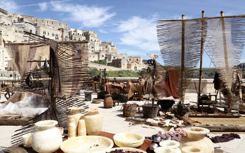 Market in Sassi of Matera