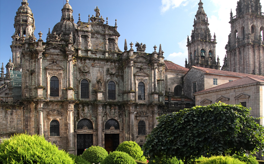 Cathedral,  Santiago de Compostela, Spain