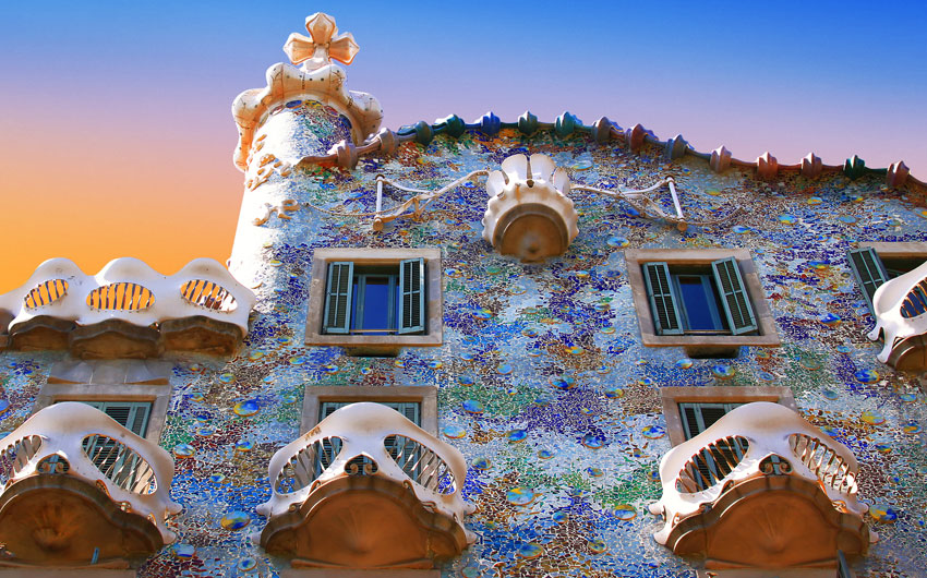 Gaudi's Casa Batllo in Barcelona