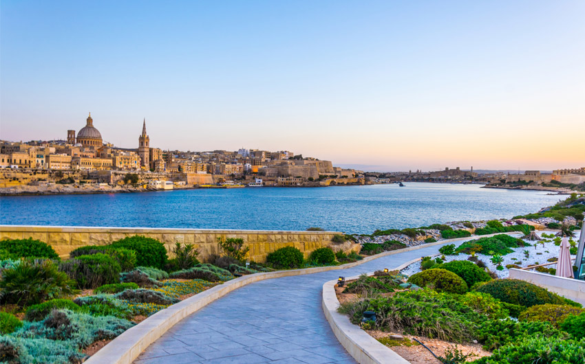 Skyline of Valleta