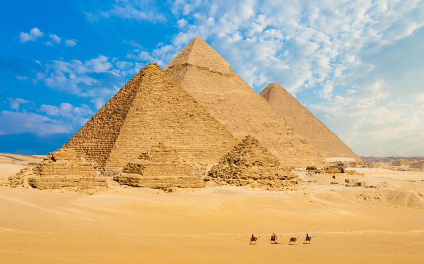 Pyramids in Cairo, Egypt