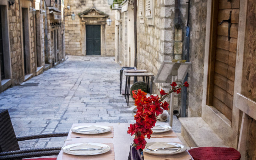 Dining in Dubrovnik
