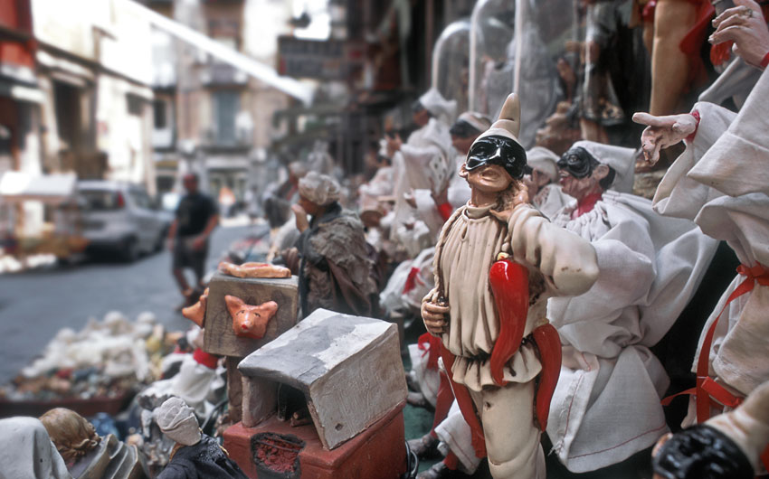 Pulcinella puppet from Naples