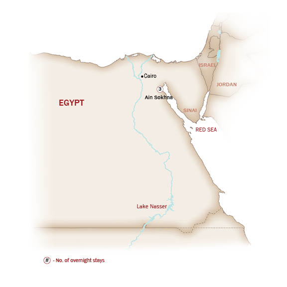Egypt Map  for EL AIN EL SOKHNA EXTENSION
