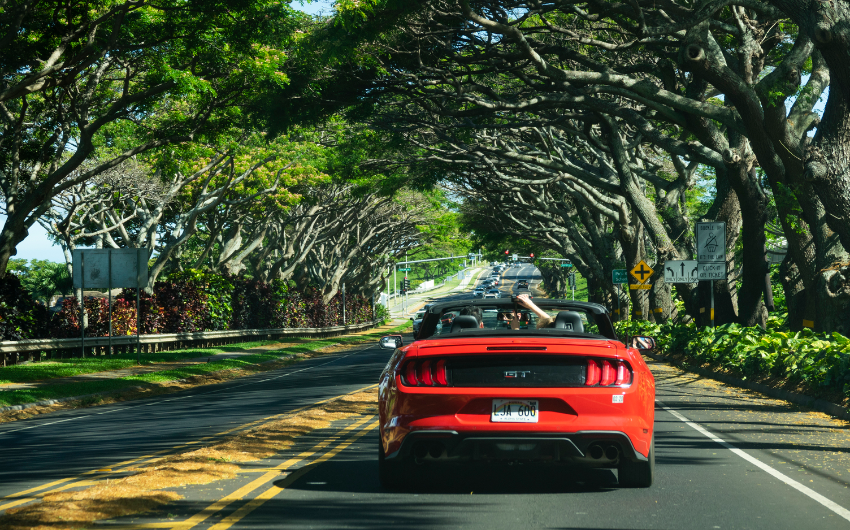 Driving in Maui