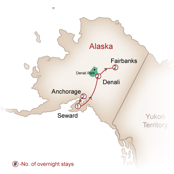 USA Map  for Alaska: America’s natural treasure