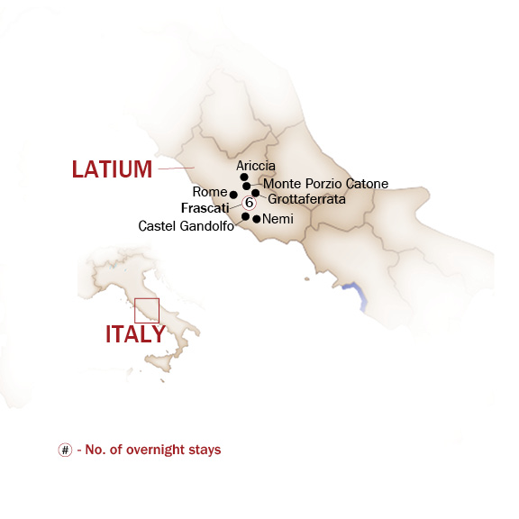 Italy Map  for THE TRADITIONS AND FLAVORS OF ROMAN CUISINE
