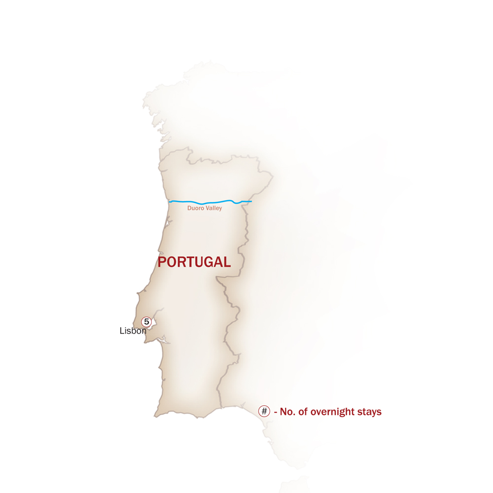 Portugal Map  for WHEN IN LISBON