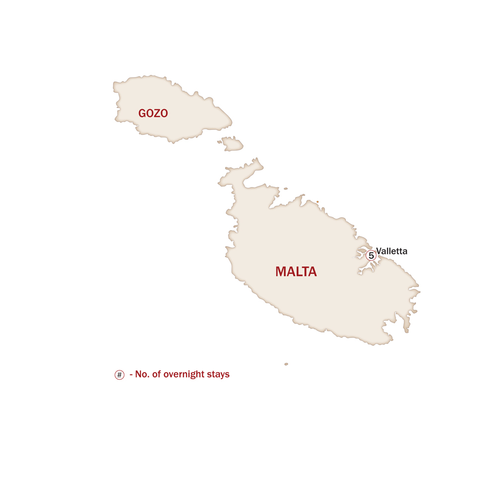 Malta Map  for WHEN IN MALTA