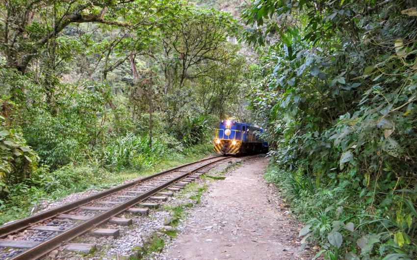 Peru Rail on the road to Aguas Clients, Peru