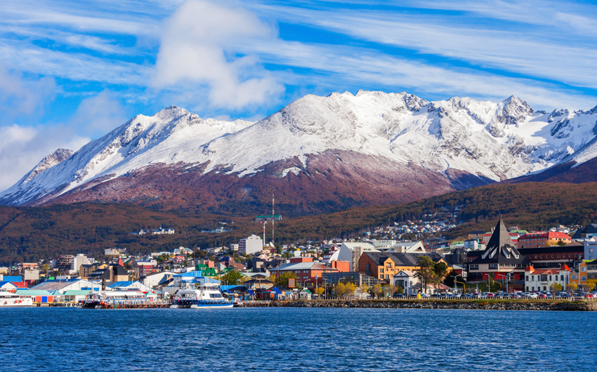 Ushuaia capital of Tierra del Fuego province, Argentina 