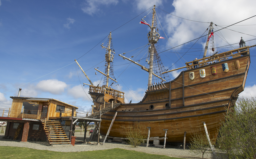 Nao Victoria, Magellan ship replica in Punta Arena