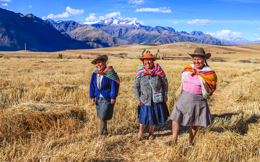 Locals in the Sacred Valley