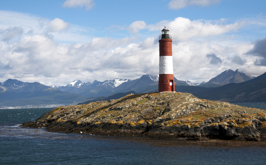 Lighthouse in the Beagle Channel Ushuaia
