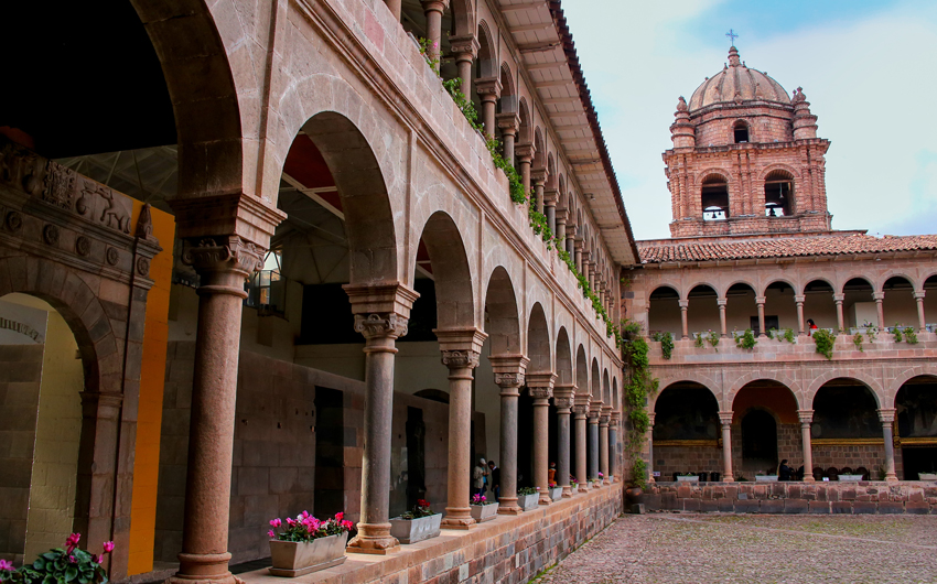 Courtyard of Convent of Santo Domingo in Koricancha