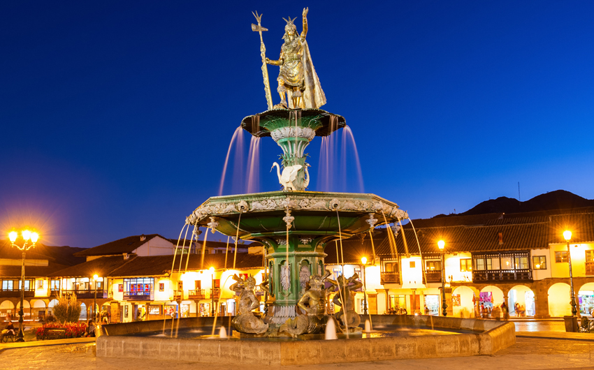 Inca Fountain, Plaza de Armas